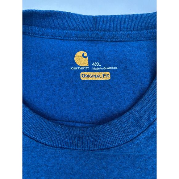 Carhartt Men’s Original Fit Heavyweight Short-Sleeve Pocket T-Shirt 4XL Cotton - Picture 5 of 7